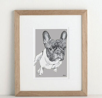 Personalised Pet Dog Lover Portrait, 4 of 12