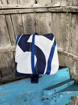 Little Upcycled Sailcloth Wash Bag, 6 of 7