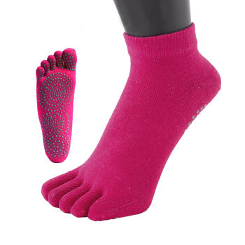 Yoga And Pilates Anti Slip Sole Trainer Toe Socks, 2 of 4