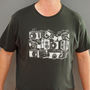 Pile Of Vintage Cameras T Shirt, thumbnail 2 of 10