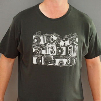 Pile Of Vintage Cameras T Shirt, 2 of 10