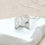 Personalised Sterling Silver Or 18ct Gold Cz Locket Necklace, thumbnail 4 of 8