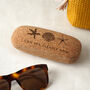 Cork Glasses Case 'I Can Sea Clearly Now', thumbnail 1 of 2