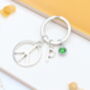 Personalised Peace Sign Keyring, thumbnail 4 of 9