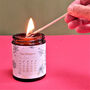 Personalised Scented Advent Candle With Music, thumbnail 4 of 4