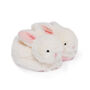 Doudou Et Compagnie Pink Booties With Rattle, thumbnail 2 of 2