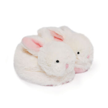 Doudou Et Compagnie Pink Booties With Rattle, 2 of 2