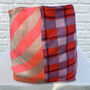 Vintage Ikea Bag Pink Stars, Stripes And Check Fabric, thumbnail 4 of 8