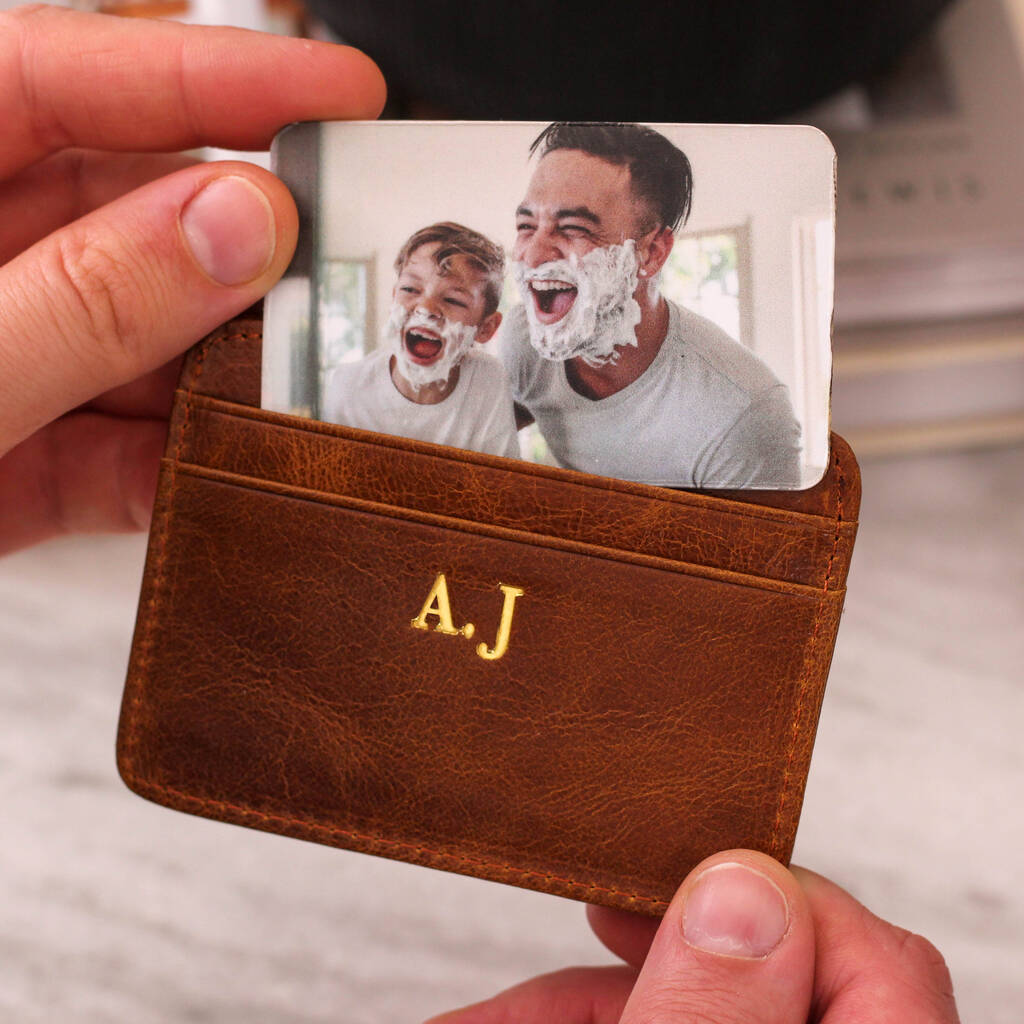 Personalised Slim Credit Card Holder With Photo, 1 of 9