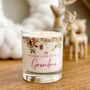 Merry Christmas Personalised Soy Candle Gift, thumbnail 3 of 3