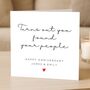 Personalised Happy Anniversary Card For Couple, thumbnail 1 of 7