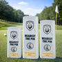 Personalised Nearest The Pin Golf Trophy – White Column Award, thumbnail 2 of 2