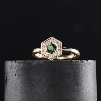 Ethical Sapphire Diamond Engagement Ring: Soraya, 6 of 6