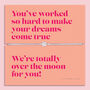 Over The Moon For You | Congratulations Bracelet, thumbnail 1 of 6