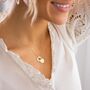 Sterling Silver Personalised Secret Message Heart Birthstone Necklace, thumbnail 1 of 12