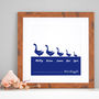Personalised Gaggle Of Geese Family Print, thumbnail 7 of 9