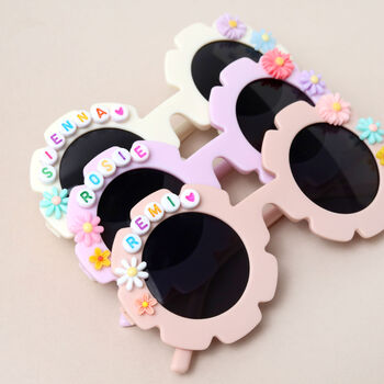 Personalised Children's Flower Sunglasses, 2 of 12