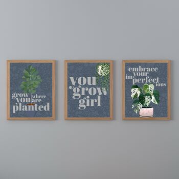 Inspirational Plant Art Print Custom Personalised, 2 of 5