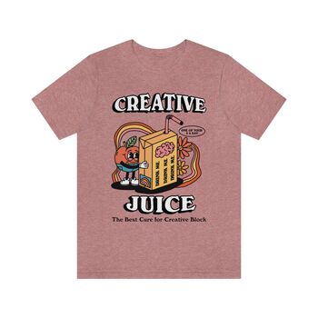 'Creative Juice' 80s Aesthetic T Shirt, 4 of 6