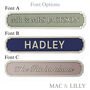 Personalised Street Sign With Raised Wood Lettering, thumbnail 7 of 8