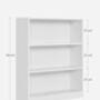 Bookcase Adjustable Shelves Modern Style Storage Unit, thumbnail 9 of 12