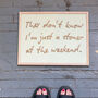 Bespoke Handwriting Wooden Wall Art, thumbnail 4 of 10