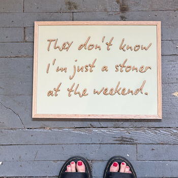 Bespoke Handwriting Wooden Wall Art, 4 of 10