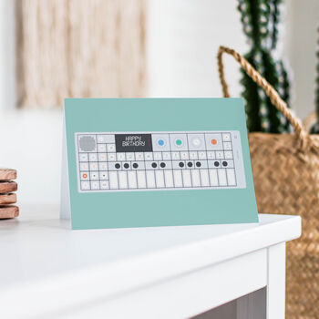 Synthesizer Birthday Card | Op1 Greetings Card, 3 of 5