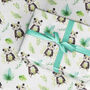 Panda Wrapping Paper Roll Or Folded, thumbnail 1 of 3