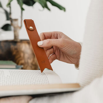 Leather Bookmark With Gift Box One Colour, 5 of 6