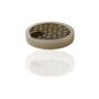 Black Marble Ashtray With Laser Cut Steel Lid, thumbnail 5 of 5