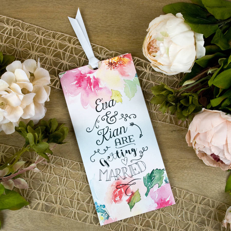 Blossoming Love Wallet Wedding Invitation, 1 of 5