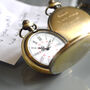 Personalised Pocket Watch With Your Handwritten Message, thumbnail 2 of 3