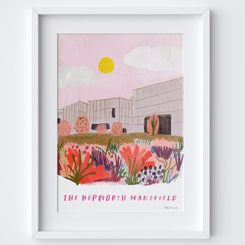 The Hepworth Wakefield, West Yorkshire Travel Print, 2 of 2