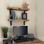 Westerton Industrial Board Shelf With Lip Up Brackets, thumbnail 2 of 7
