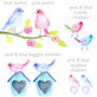 Personalised Birdie Family Art, thumbnail 4 of 11
