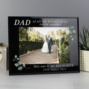 Personalised Father Of Bride Glass Frame 5x7, 5 of 6