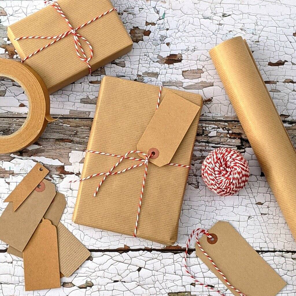 Classic Kraft Paper Wrapping