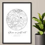 Personalised Where We First Met, Anniversary Gift Print, thumbnail 3 of 4