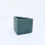 Concrete Mini Vessel Planter Pen Pot Triangular, thumbnail 8 of 10