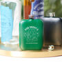 Personalised 'Life Is Better Outdoors' Cowboy Hip Flask, thumbnail 4 of 7