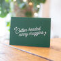 Funny Christmas Card With Elf Quote, thumbnail 2 of 4