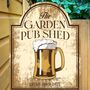 Garden Pub Shed Bar Sign, thumbnail 1 of 12