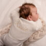 Personalised Ribbed Knitted Baby Cardigan, thumbnail 1 of 8