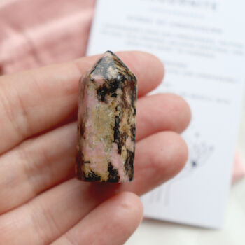 Rhodonite Gemstone Mini Tower, 2 of 9
