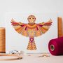 Mandala Sparrow Cross Stitch Kit, thumbnail 1 of 5