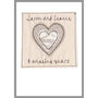 Personalised 4th Linen Wedding Anniversary Card, thumbnail 7 of 12