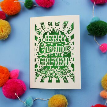 Girlfriend Christmas Card, 4 of 6