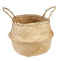 Natural Seagrass Belly Basket, thumbnail 5 of 6