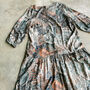 Melbourne Tunic Dress In Brown Multi Paisley Print, thumbnail 5 of 7